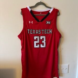 Under Armour Red Texas Tech Jersey